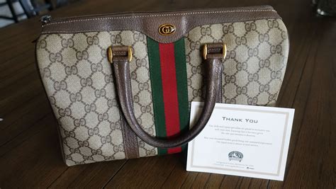 gucci bag warranty|repairing vintage gucci handbag.